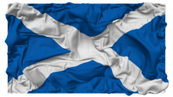 Escocia bandera olas con realista bache textura, bandera fondo, 3d representación png