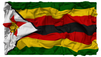 Zimbabwe drapeau vagues avec réaliste bosse texture, drapeau arrière-plan, 3d le rendu png