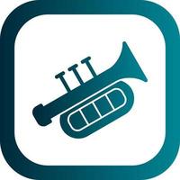 Trumpet Vector Icon Design