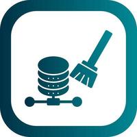 Data Cleansing Vector Icon Design