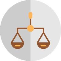 Balance Scale Vector Icon Design