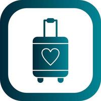 Suitcase Vector Icon Design