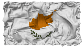 Cyprus Flag Waves with Realistic Bump Texture, Flag Background, 3D Rendering png