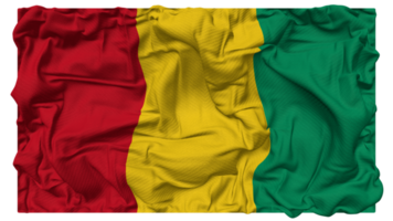 Guinea vlag golven met realistisch buil textuur, vlag achtergrond, 3d renderen png