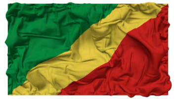 república do a Congo bandeira ondas com realista colisão textura, bandeira fundo, 3d Renderização png