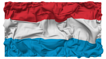 Luxembourg Flag Waves with Realistic Bump Texture, Flag Background, 3D Rendering png