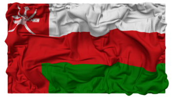 Omán bandera olas con realista bache textura, bandera fondo, 3d representación png