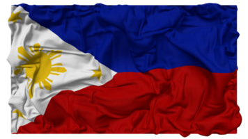 Filipinas bandera olas con realista bache textura, bandera fondo, 3d representación png