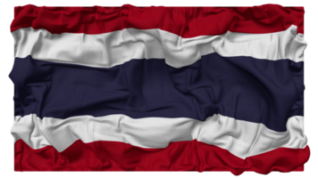 Thailand Flagge Wellen mit realistisch stoßen Textur, Flagge Hintergrund, 3d Rendern png