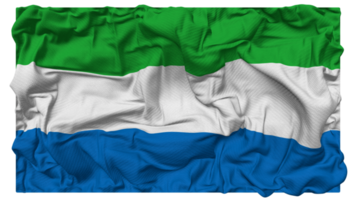 Sierra Leone vlag golven met realistisch buil textuur, vlag achtergrond, 3d renderen png