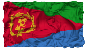 Eritrea Flag Waves with Realistic Bump Texture, Flag Background, 3D Rendering png