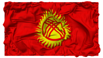 Kyrgyzstan Flag Waves with Realistic Bump Texture, Flag Background, 3D Rendering png