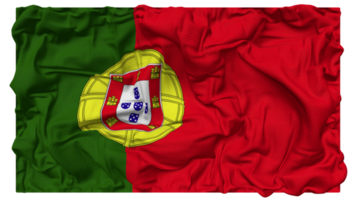 le Portugal drapeau vagues avec réaliste bosse texture, drapeau arrière-plan, 3d le rendu png