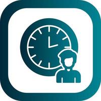 Working Hours Vector Icon Design
