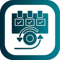 Daily Scrum Vector Icon Design