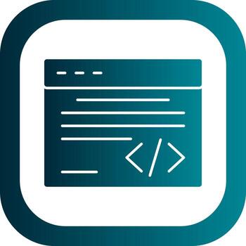 Code Vector Icon Design