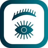 Eyebrow Vector Icon Design