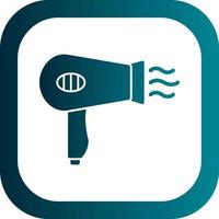 Hair Dryer Vector Icon Design