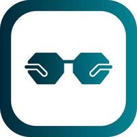 Eyeglasses Vector Icon Design