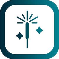 Sparkler Vector Icon Design