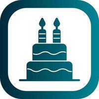 Cake Vector Icon Design