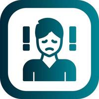 Anxiety Vector Icon Design