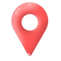 Location icon 3D illustration png