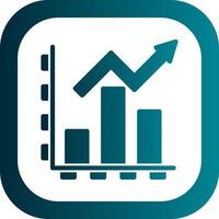 Growth Diagram Vector Icon Design