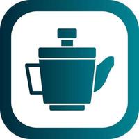 Teapot Vector Icon Design