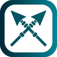 Lance Vector Icon Design
