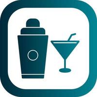 Cocktail Shaker Vector Icon Design