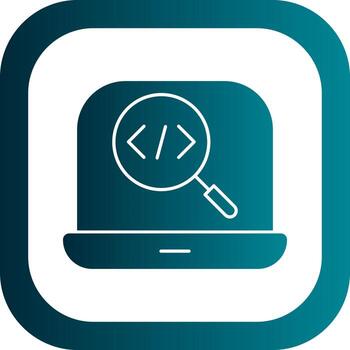 Code Testing Vector Icon Design