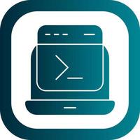 Command Line Vector Icon Design