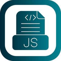 diseño de icono de vector de archivo javascript