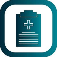 Medical Report Vector Icon Design