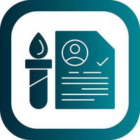 Blood Test Vector Icon Design