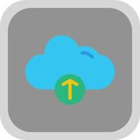 Cloud Upload Alt Vector Icon Design