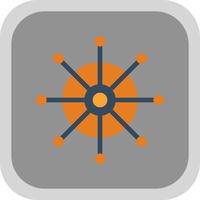 Dharmachakra Vector Icon Design