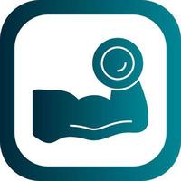 Weightlifting Vector Icon Design