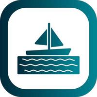 Sailing Vector Icon Design