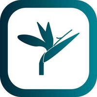 Bird Of Paradise Vector Icon Design