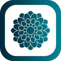 Chrysanthemum Vector Icon Design