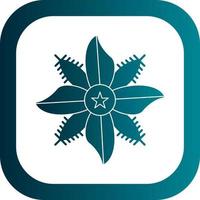Borage Vector Icon Design