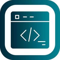 Web Programming Vector Icon Design