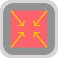 Compress Arrows Alt Vector Icon Design