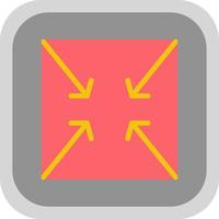 Compress Arrows Alt Vector Icon Design