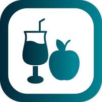 Apple Juice Vector Icon Design