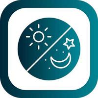 Day and Night Vector Icon Design