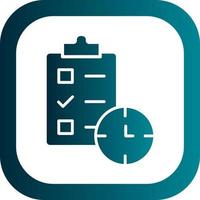 Tasks Schedule Vector Icon Design