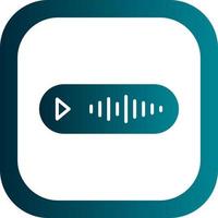 Voice Message Vector Icon Design